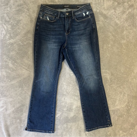 Judy Blue Denim - Judy Blue Jeans Womens Sz 16W Slim Boot Blue Stretch Denim Medium Wash
